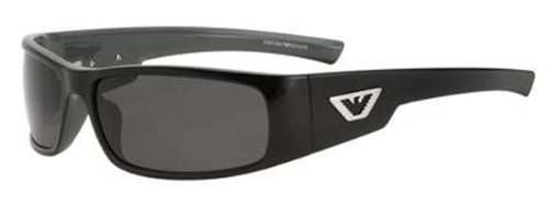 Emporio Armani EA 9589 S BLCK SILV PL-GREY Sunglasses (EA-9589-S-U3A-E5-63-16-115)
