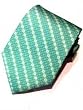Stunning Blue with Green Overtone Polyester Tie