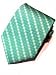 Stunning Blue with Green Overtone Polyester Tie