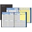 At-A-Glance 76-05-05 Quicknotes weekly/monthly hourly appt. book, 8 x 9-7/8, deluxe cover, black