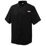 Columbia Sportswear Tamiami II Short Sleeve Shirt, Large, Black