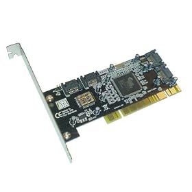 Carte PCI RAID SATA - 4 ports INDEPENDANTS - Disques isol�s ou en RAID 0, RAID 1, RAID 0+1