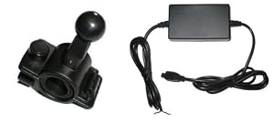 Motorcycle Mount & Hardwire Direct Power Cable For Garmin Nuvi 200 200w 205 205w 250 250w 255 255w 260 260w 265 265w 270 300 310 350 360 370 500 550 600 610 650 660 670 680 750 760 770 780 850 860 880 Gps