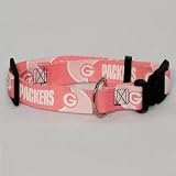 Green Bay Packers Pink Small Pet Dog Collar (Small)