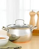 Tools of the Trade Belgique Copper-Bottom Soup Pot, 3 Qt.
