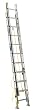 Werner D18202EQ Equalizer 250-Pound Duty Rating Aluminum Extension Ladder with Integrated Leveling System, 20-Foot