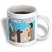 Rich Diesslin The Cartoon Old Testament - 2nd Kings 2 1 14 Passing the Mantle Bible Elijah Elisha mantle parting of the sea or river or water - Mugs