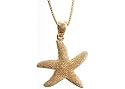 Signature 18" Starfish Pendant 18KT GOLD OVER STERLING