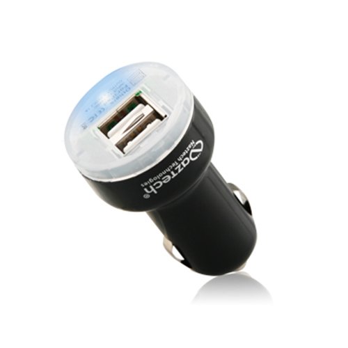 Powerful Glow Dual USB Port Car Charger Slim Profile Adapter For Apple iPhone 4S 4-S