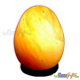 Himalayan Rock Salt Lamps Egg Shape 7~9Lbs