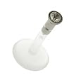 Stainless 16g 3/8 Monroe PTFE w/ Clear Push - Clear - Sold as a Pair