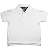 E-Land - Infant Boys Short Sleeve Pique Polo, White (Size 24Months)