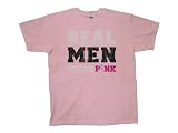 Real Men Wear Pink Breast Cancer T-shirt-Lp-XL