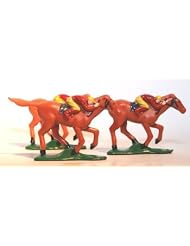 Horse Racing Cake Topper Figure by Cake Decorating