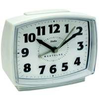 Westclox White Quartz Analog Clock 22192