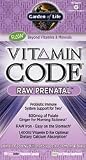 Garden of Life Vitamin Code Raw Prenatal Multivitamins, 180 Count
