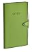 Italian Green Leather 2010 Weekly Pocket Planner Engagement Calendar With Pen