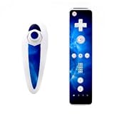 Blue Giant Design Nintendo Wii Nunchuk + Remote Controller Protector Skin Decal Sticker