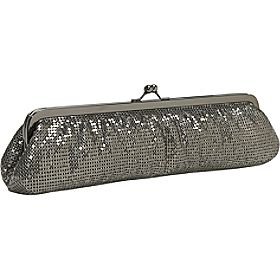 Metal Mesh Clutch, Metal Frame, Evening Bag - Dayse (51 2370)
