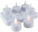 Mark Feldstein & Associates JS614 Set of 6 Rechargeable White Tea Lights