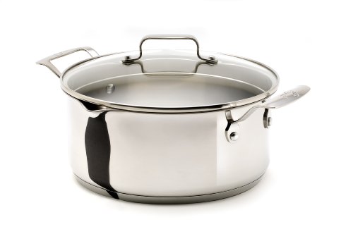 Emeril Stainless Steel 5-Quart Soup Pot with Pour Spouts and Lid Emeril Stainless Steel 5-Quart Soup Pot with Pour Spouts and Lid