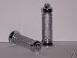 Chrome Grips Skull Bicycle Bike
