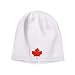 Canada Embroidered Beanie Cap Winter Hat (White)