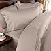 Elegant Comfort 1500 Thread Count Luxury Egyptian Quality Wrinkle and Fade Resistant 4-Piece Sheet Set, Full, Beige
