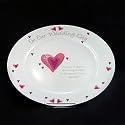 Heart Wedding Plate