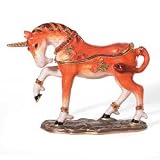 Standing Unicorn Jeweled Trinket Box