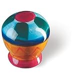27mm Dia Painted Ceramic Botanico Knob