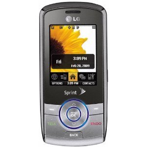 LG LX370 Phone, Silver/Black (Sprint)-LG
