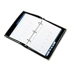 Rolodex 66430 Faux leather professional address book, 6-15 16 x 9-3 8, black by Rolodex