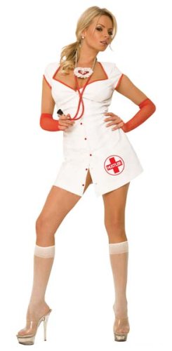 Nurse Mini Dress Costume