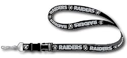 Oakland Raiders Deluxe Breakaway Lanyard