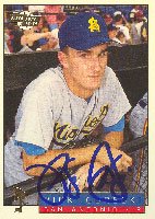 Rick Gorecki, San Antonio Missions - Dodgers Affiliate, 1993 Fleer Excel Autographed Card