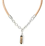 Bench Ladies Beige Necklace with Sliver Plated Pendant