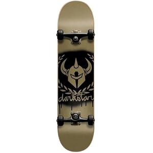 Darkstar Insignia Metallic Gold Complete Skateboard - 7.5 in x 31.0 in. by 