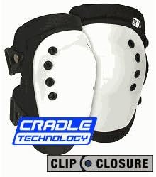 Cradle Technology Knee Pads Large Cap High Density Foam Non Marking Flexible