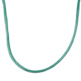 Southwest Spirit Turquoise Cord Necklace with Sterling Clasp 16
