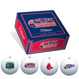 Titleist Boston Red Sox Four Titleist Golf Balls featuring 2007 World Series and Boston Red Sox logos