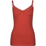  : FULL TILT Womens Crochet Trim Cami - Red