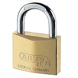 Produkt-Bild: Abus Hangschloss EC75/50  mit mit Wendeschl&uuml;sseltechnologie Messing, Schlossk&ouml;rperbreite 50 mm"