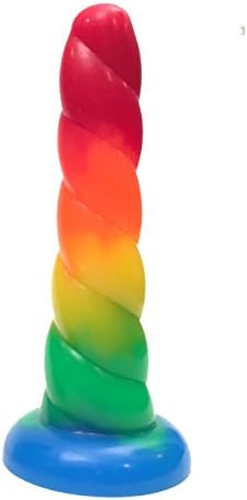 Silicone Rubber Rainbow Unicorn Horn