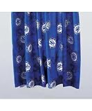 Zap Chelsea Blue Crest 66x72 Pair Curtains