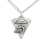 St. Louis Rams Chain Necklace & Pewter Pendant - NFL Football Fan Shop Sports Team Merchandise