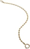 Paylak PC1-G 14 Gold-tone Pocket Watch Chain Fob Rope Link Design
