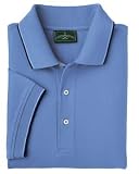 Outer Banks 7.2 oz Cotton/Spandex Active Pinpoint Pique Polo with Striped Trim 5226
