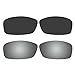Replacement Polarized Black and Titanium Lenses for Oakley Hijinx Sunglasses