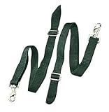 Adjustable Elastic Leg Straps with 2 Snaps-Pair
